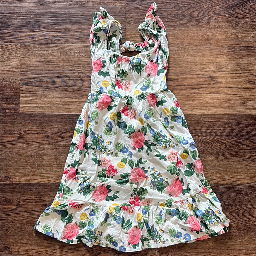 Old Navy Pink and Orange Sleeveless Sundress